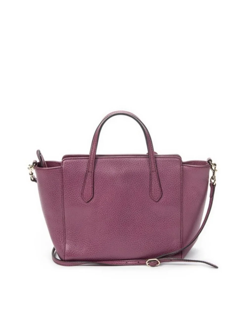 Gucci Mini Swing Tote Pink Grain Calf Skin Leather